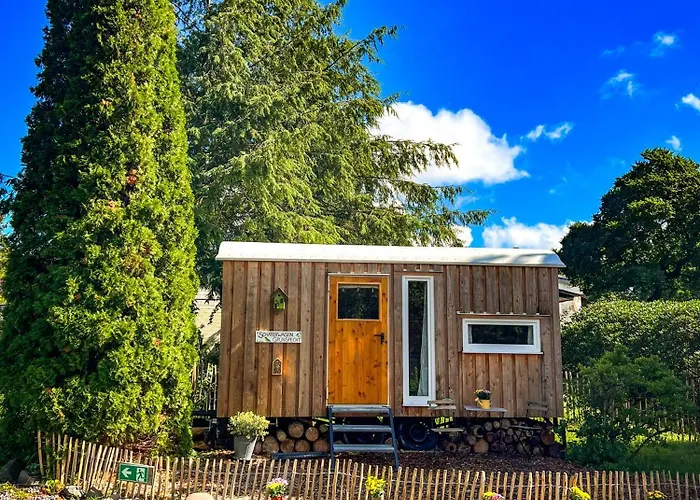 Schaeferwagen Gruenspecht Holiday home Ulmen